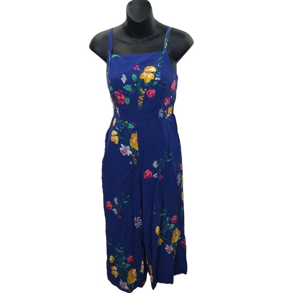 Old Navy Floral Adjustable Strap Romper Dress Size Sm